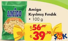 AMİGO KIYILMIŞ FINDIK 100 G